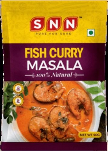 Brown A Grade 100% Pure And Natural Fish Curry Masala Powder 50Gm