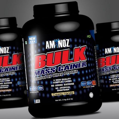 Aminoz Nutrition Bulk Mass Gainer Rich Chocolate (3 Kilograms)