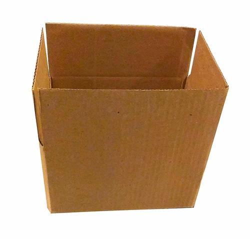 Matte Brown Color, Square Shape, Plain, 3 Ply Corrugated Box For Packaging