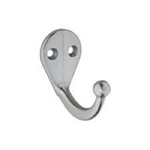 Automatic Corrosion Resistant, Stainless Steel, Single Prong Robe Hook In Chrome