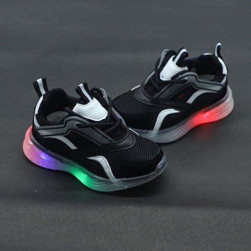 Vary Designer Kids 21-30 Euro Size Unisex Tpr Sole Casual Led Shoes For Parties