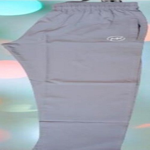 Cool Dry Light Gray Color Stretchable Standard Size Lower For Menswear