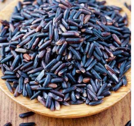 Partial Polished Organically Grown Long Grain Manipuri Black Rice For Human Consumption
