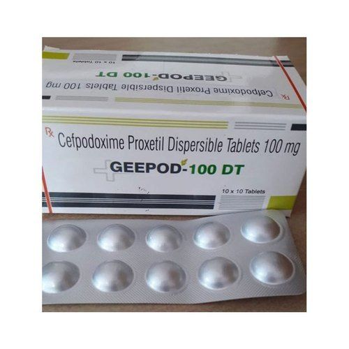 100 mg Cefpodxime Proxetil Dispersible Tablets