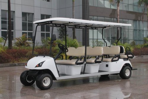 Fast Rechargeable Eco Friendly Four Wheel Type Battery Operated 8 Seater Golf Cart