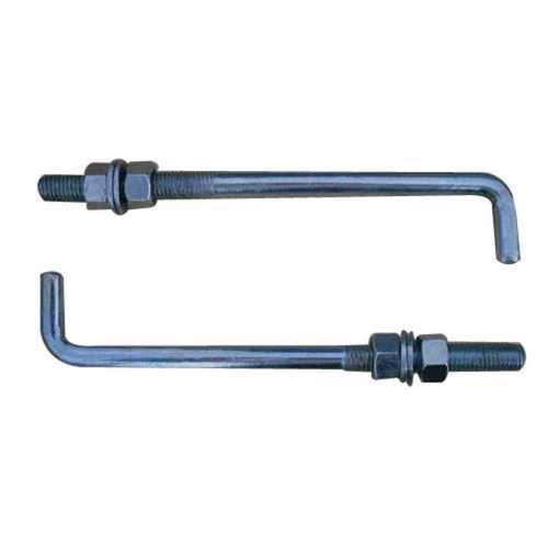 Black And Grey Color Corrosion Resistance Foundation Bolt Available In Different Sizes