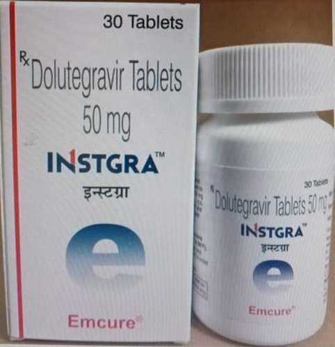 Dolutegravir Tablets 50 Mg, 30 Tablet Grade: Medical