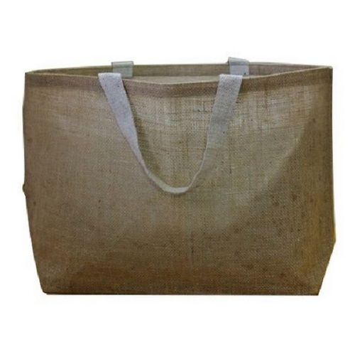 Brown Handmade Jute Bag For Shopping Bag, Grocery Bag, Carry Bag, Weight 177Gm