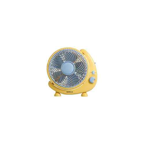 Havells 1300rpm Crescent Yellow Table Fan, FHPCRSTYEL10, Sweep: 250 mm