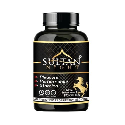 Improves Health Hygienic Prepared Ayurvedic Sultan Night Pleasure Stamina Capsule