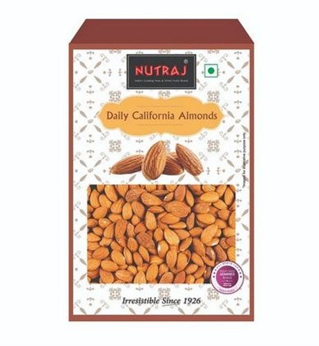 Nutraj Daily Crunchy Gluten Free Whole California Almond (500g Vaccum Pack)