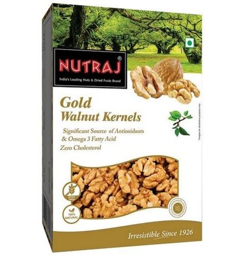 Nutraj Gold Organic Omega-3 Whole California Walnut Kernel (250g Vacuum Pack)
