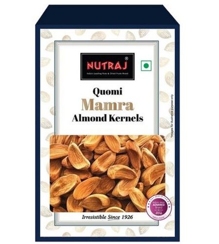 Brown Nutraj Quomi Organic Whole Mamra Almond Kernels With Natural Rich Oil Content