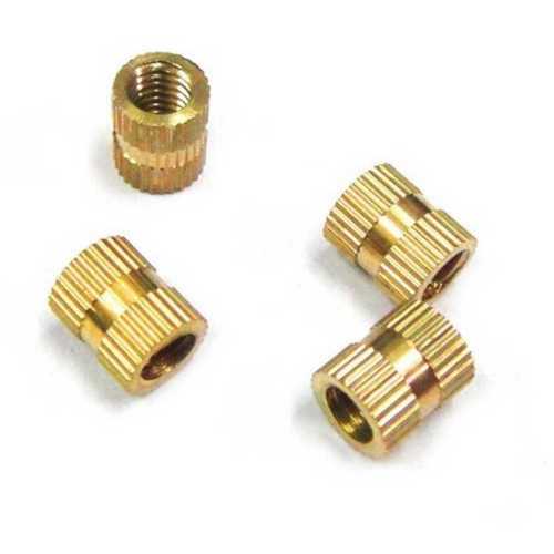 Round Shape Brass Moulding Insert For Electrical Fittings And Machinery Warranty: 1 Year