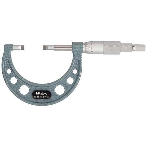 Stainless Steel Blade Micrometer With Range 0.25mm And Accuracy 0.01mm