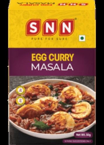 Yellowish Brown 100% Pure Snn Special Egg Curry Masala Bo, Net Weight 50Gm