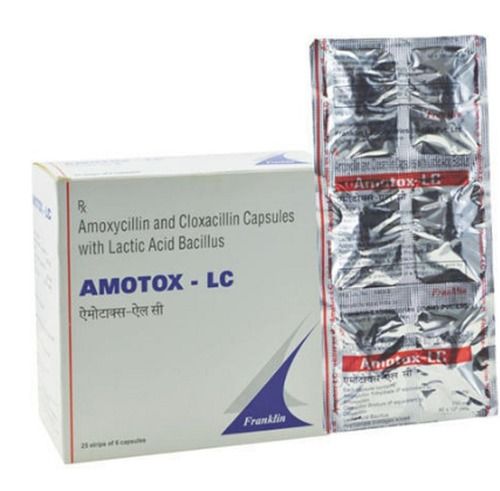 Amoxycillin And Cloxacillin Capsules With Lactic Acid Bacillus Grade: Medicine