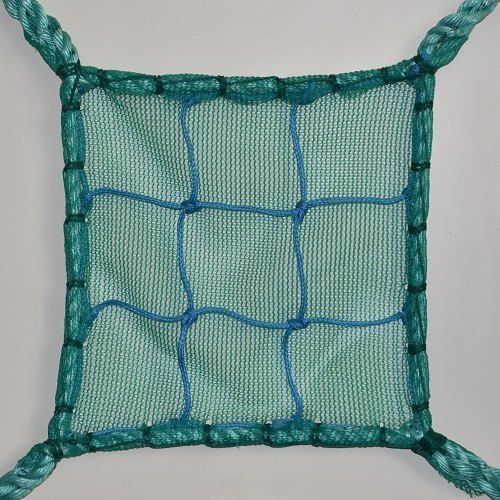 Blue Color Scramble Nets With Hdpe Plastic Material And 5mtr X 10mtr Dimension