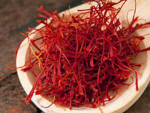 Brown And Red Dried Saffron Contains Vitamin A, B Shelf Life: 1 Years