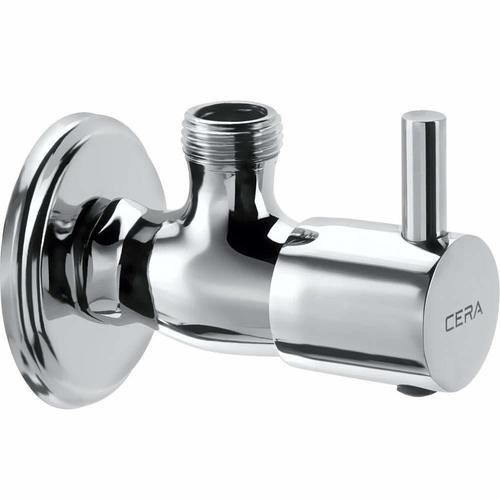 Aluminum Chrome Finish Stainless Steel Wall Mounted Angle Cock Used In Toilet