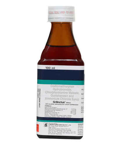 Grillinctus Cough Syrup Pack Of 100 Ml 