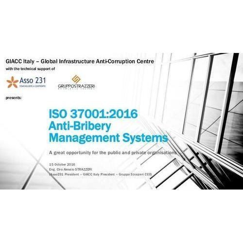  ISO 37001:2016 प्रमाणन सेवाएं