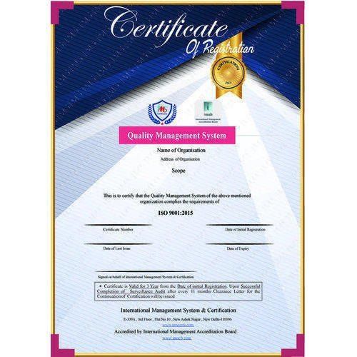 ISO 9001:2015 Certification Services