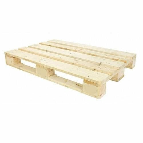 Rectangular Shape Wooden Pallets With Loading Capacity 1-2 Ton