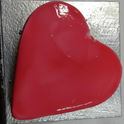 Red Velvet Heart Shape Cake for Birthday and Wedding Anniversary