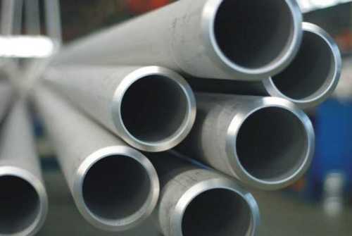 Polished Stainless Steel Round Pipe - Grade 304/304L/317L/321/347/904L , High Quality Silver Finish for Industrial Use