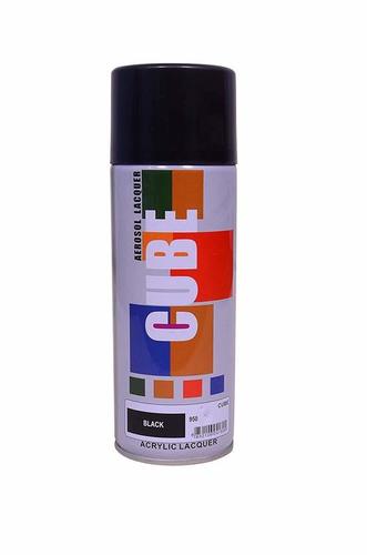 Matt Black Vibrant Colour Cloudberry Cube Aerosol Spray Paint Quick Drying