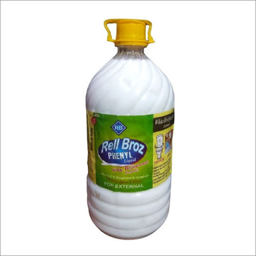 White Phenyle Bottle For Floor, Toilets Cleaning