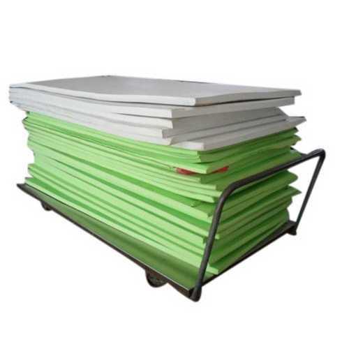 रबर 34X51 इंच सफेद और हरे रंग की हवाई चप्पल सोल शीट 20 मिमी तक