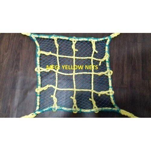 Construction Building Safety Net With Nylon Material And 12Mm Border Rope Diameter And Length 15M Hole Shape: Square