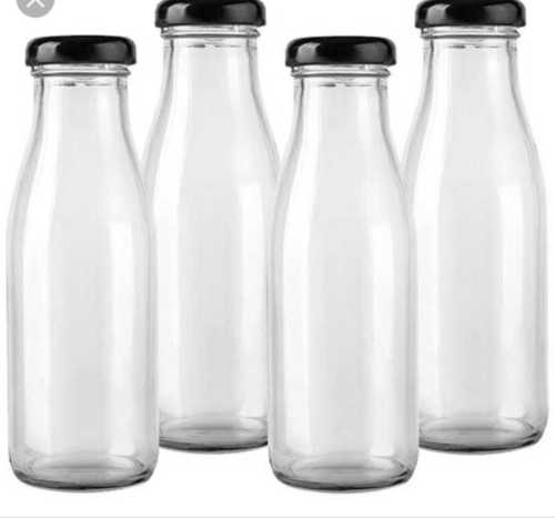 Empty Reusable Virgin Clear Glass Bottle With Narrow Mouth