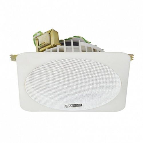 Fire Safety Square Ceiling Mount 12 CM Public Addressable System Speakers