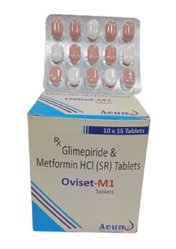  ग्लिमपीराइड मेटफोर्मिन एचसीएल टैबलेट्स 