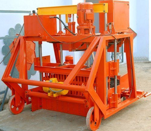 Green Hassle Free Installation Semi Automatic Hydraulic Brick Making Machine