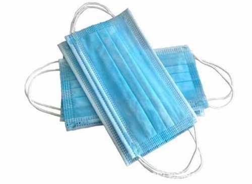 Non Woven 3 Ply Face Mask for Hospital and Clinical, 5 inch Role Length 