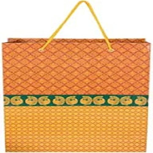 PPJ   PEACOCK FEATHER FOIL PRINTED PAPER CARRY BAG 16 Inch X 12 Inch X  4 Inch for DIWALIWEDDINGFUNCTIONBIRTHDAYRETURN GIFTSCHRISTMAS Pack of  5  Amazonin Home  Kitchen