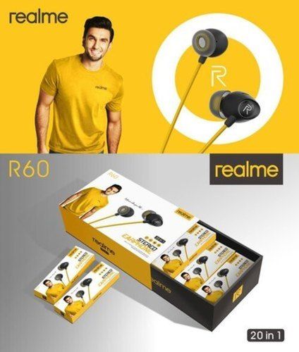 Realme R60 Wired Earphone for Calling and Listening Songs