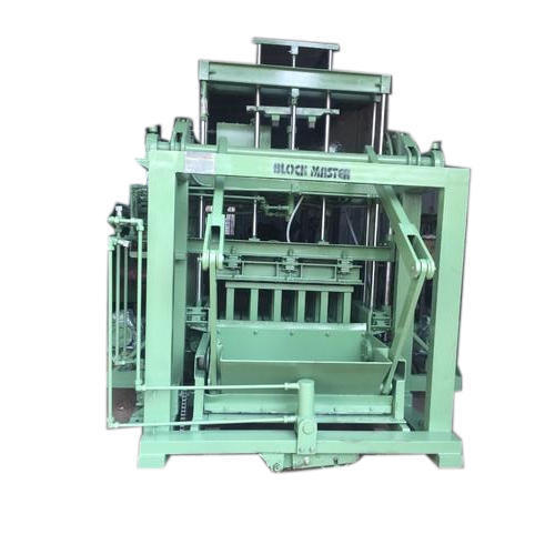 Solid Block Making Machine - Mild Steel, Semi Automatic, 500-1000 Blocks/Hour | Efficient Hydraulic Pressure, High Work Capacity, User-Friendly Operation