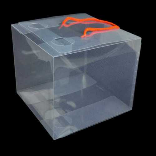 Square Shape Transparent PP Packaging Box for Food and Pharmaceutical Packaging