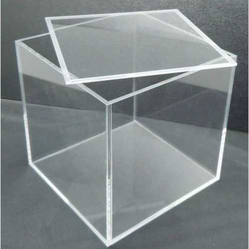 Square Transparent Acrylic Boxes, (6X6 Inch, 8X8 Inch, 10X 10 Inch, 12X12 Inch) Size: As Per Customer