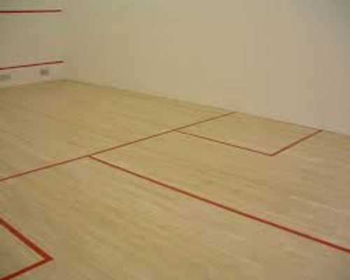 Brown Water Resistant And Termite Resistance Wooden Squash Court Flooring