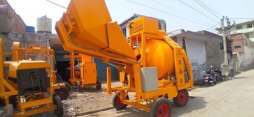 Easily Operate Color Coated Semi Automatic Mobile Concrete Batch Mix Plant