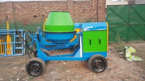 Electric Engine Tilting Drum Concrete Mixer Machine (Drum Capacity 260 Ltr)