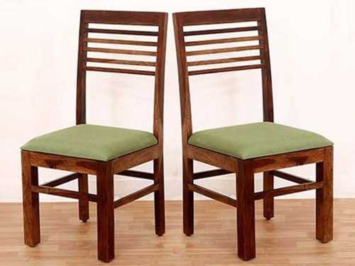 Polished High Strength And Corrosion Proof Light Brown Wooden Chair, (16 & 18 Inch)