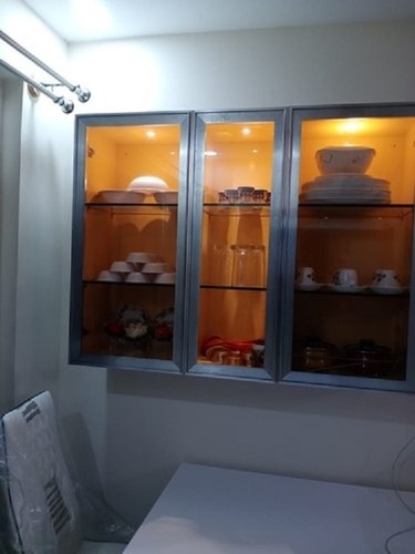 Natural And Pure Wooden Showcases - Artwork: Painted