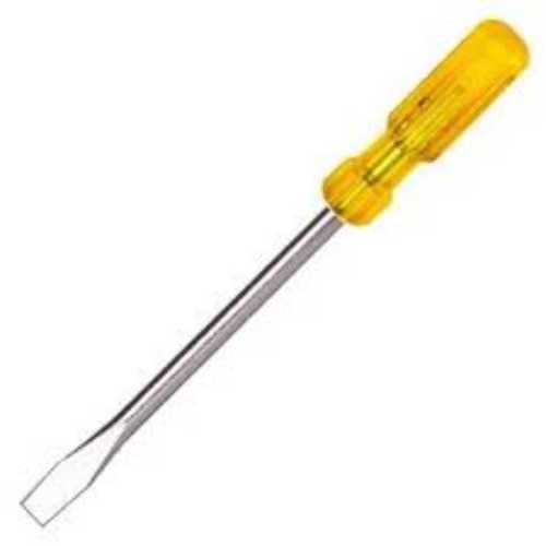 Personal, Industrial And Garage/workshop Usage Yellow Flat Screw Driver